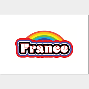 France Pride Rainbow Posters and Art